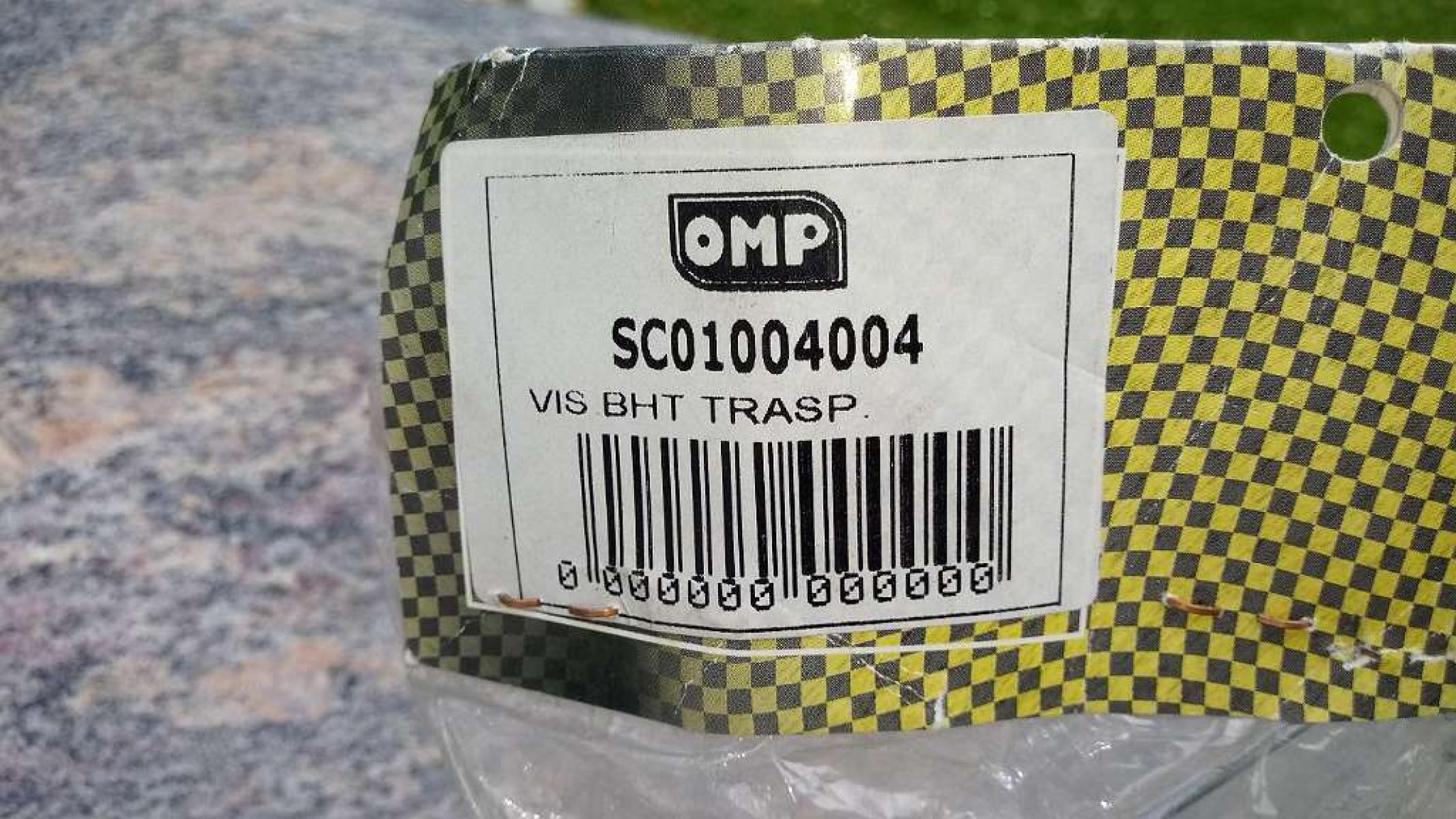 Visier, klar, für OMP Helm Integrale New Plus